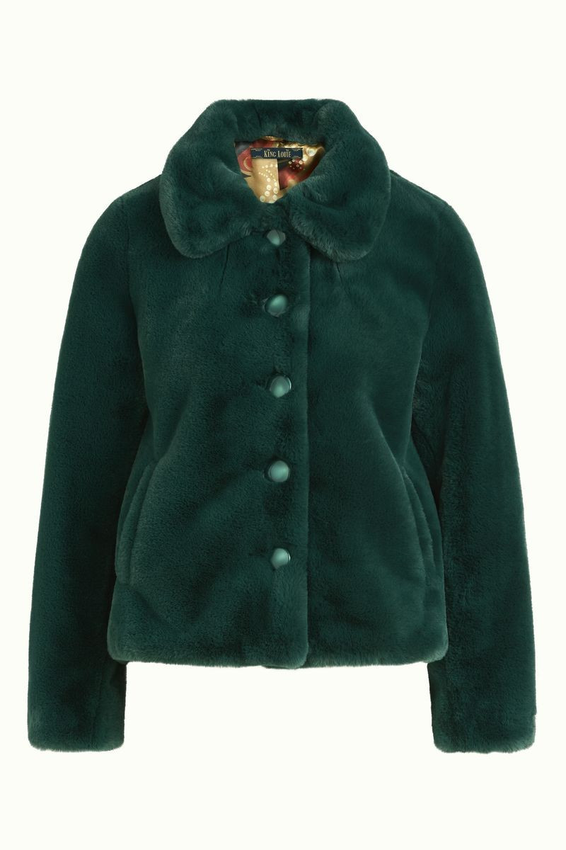 King Louie Jacke Anais Coat Philly, Farbe: Sycamore Green King Louie Jacke Anais Coat Philly, Farbe: Sycamore Green
