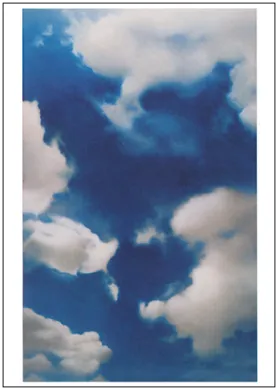 Gerhard Richter Postkarte "Wolken, 1978"    Kunst