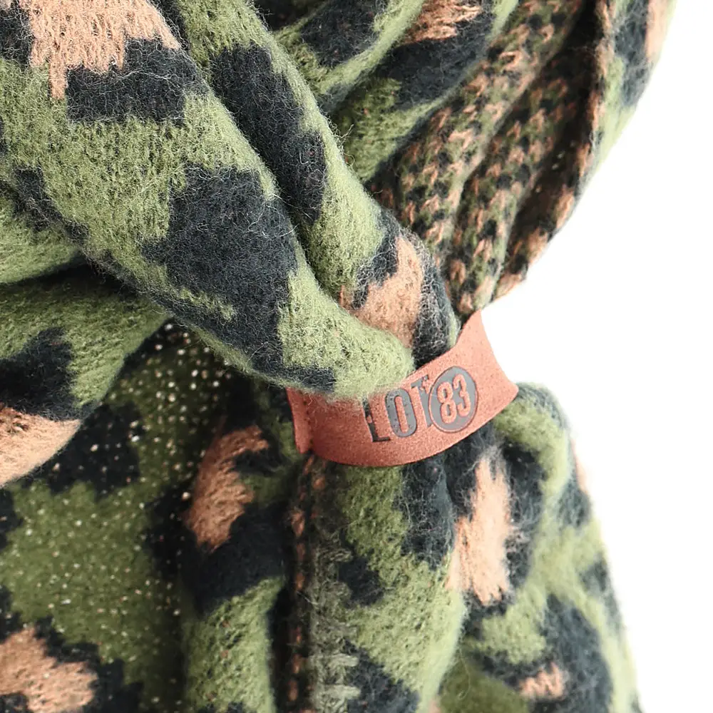 LOT83 Schal Nina Nr. 45, Leopard Khaki