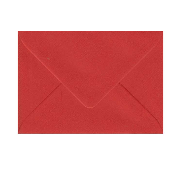 Umschlag, rot, DIN C6, 114 x 162mm, pro Stück, Briefhülle
