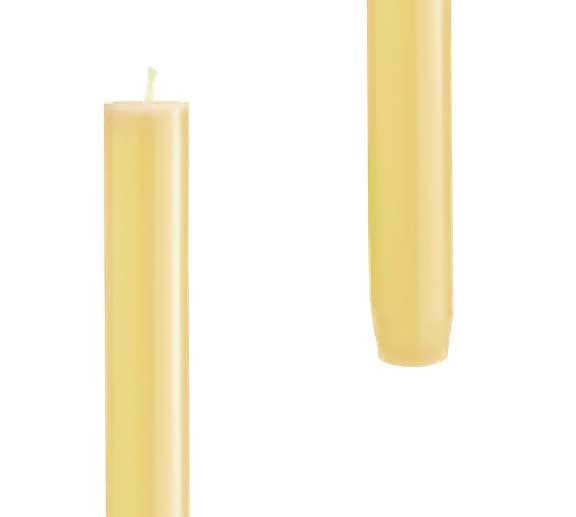 Engels Kerzen  Stabkerze gegossen, Größe D. 2,2 x H 24 cm Zitrone