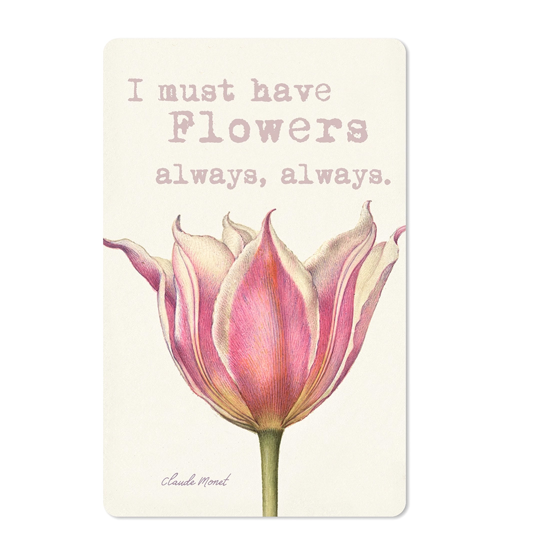 Lunacard Postkarte Tulpe, Frühling, Flowers