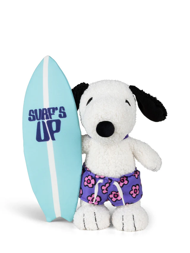 The Peanuts Snoopy Surf Dog , Offwhite, ca. 22 cm  