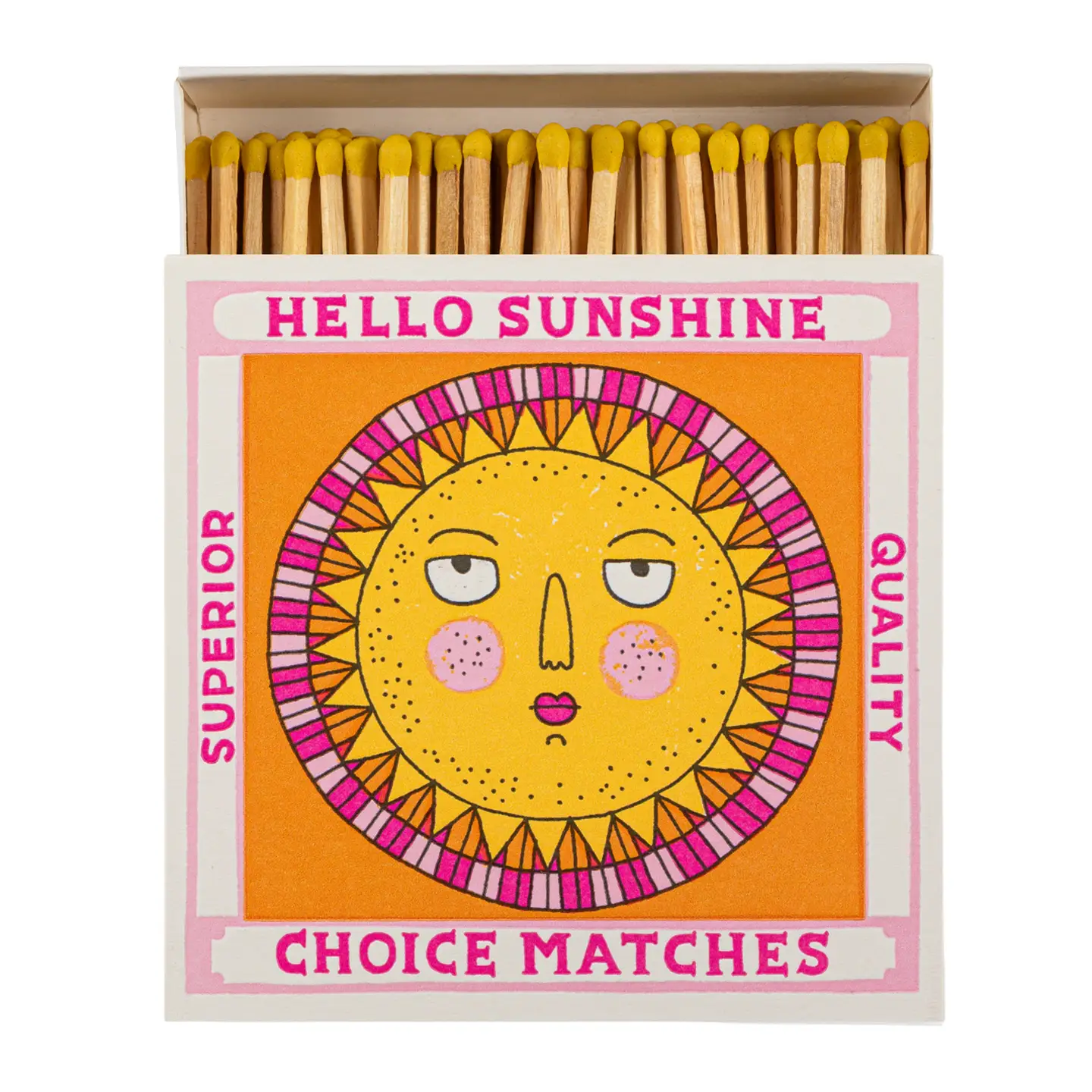 Archivist Gallery Streichhölzer "Hello Sunshine" von Archivist Gallery , ca.11 x 11 cm, Sonne