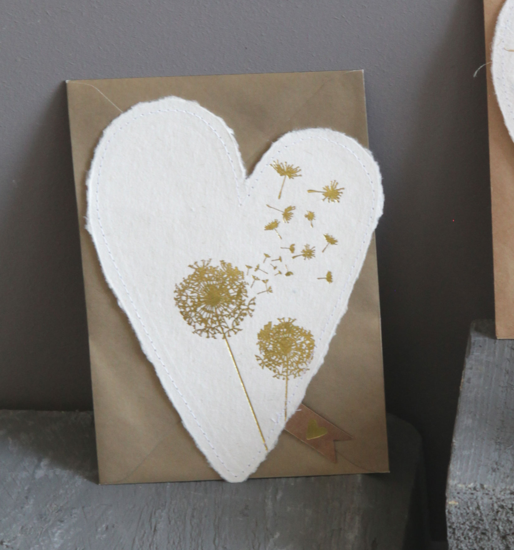Good old friends Herzpost. Pusteblume  , Hochzeitskarte
