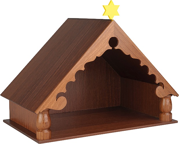 % Wendt & Kühn STALL, FÜR KRIPPENFIGUREN