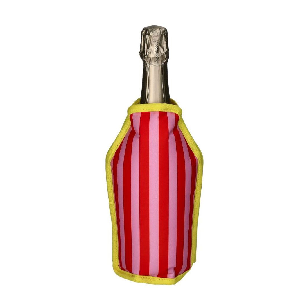 Froid, Kühlmanschette, Motiv: Streifen, rot/rosa/gelb