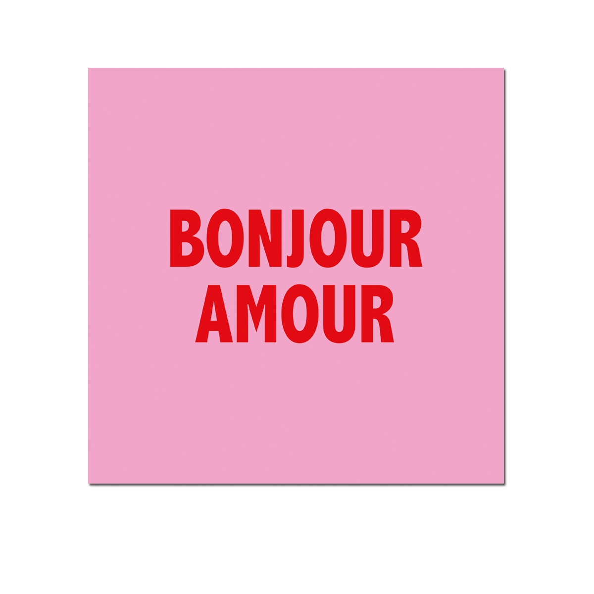 Papierservietten Bonjour Amour , 25 x 25 cm  , Cocktailservietten , ppd