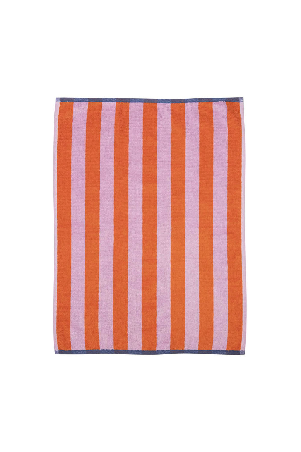 Frottee Geschirrtuch STRIPES Rosa/Orange, GOTS Organic 