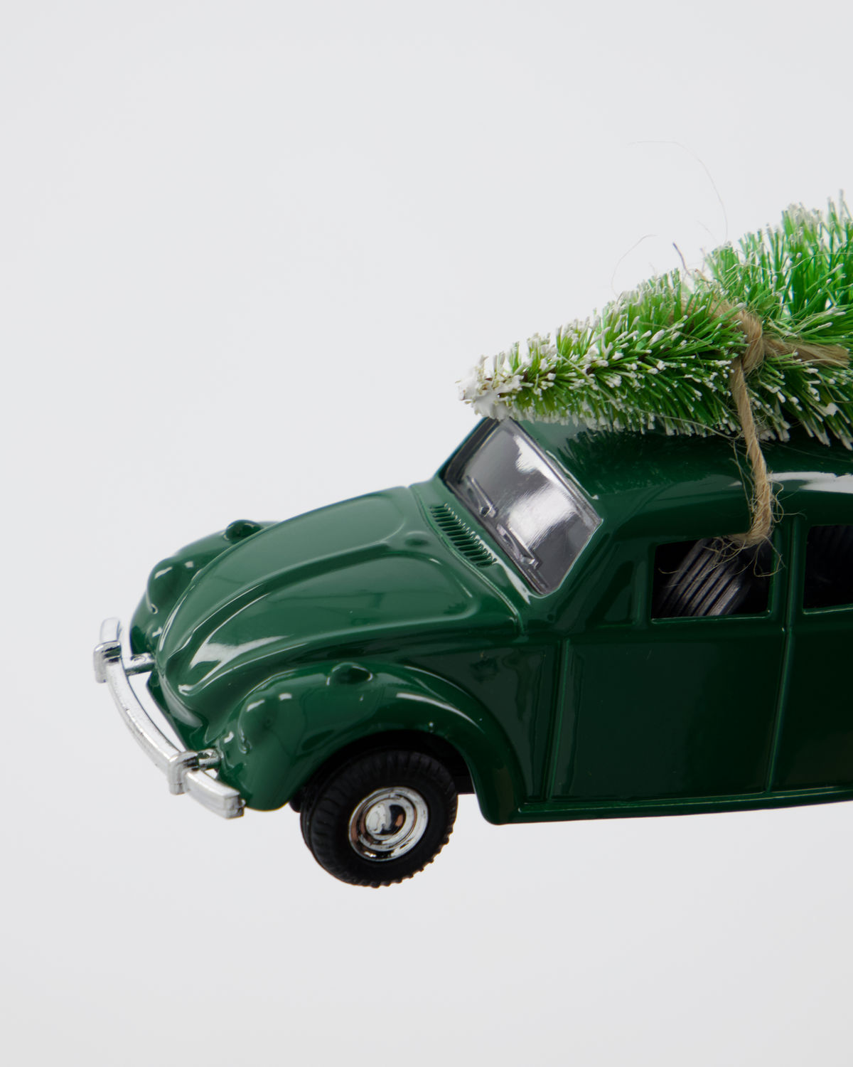 % House doctor XMAS Dekoauto Grün Mini,  Dekoration, MINI Xmas car, Grün, ca. 5 x 8,5 cm