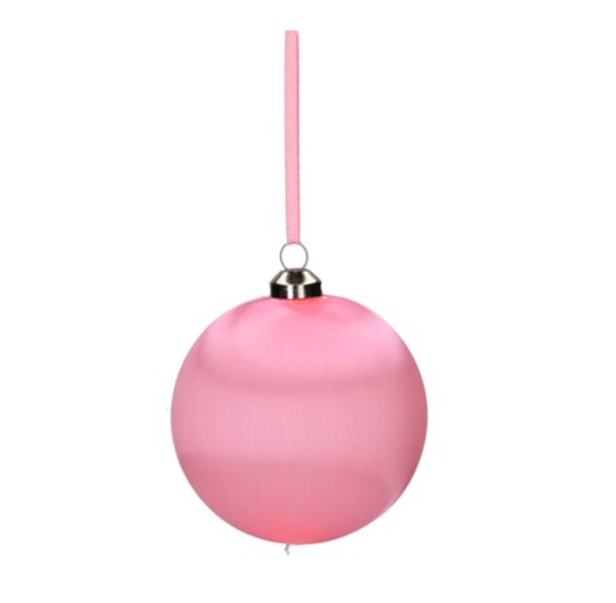 Weihnachtskugel Chinois Hellrosa , D. ca. 8 cm ,Chinois, Weihnachtskugel, 8cm, Hellrosa