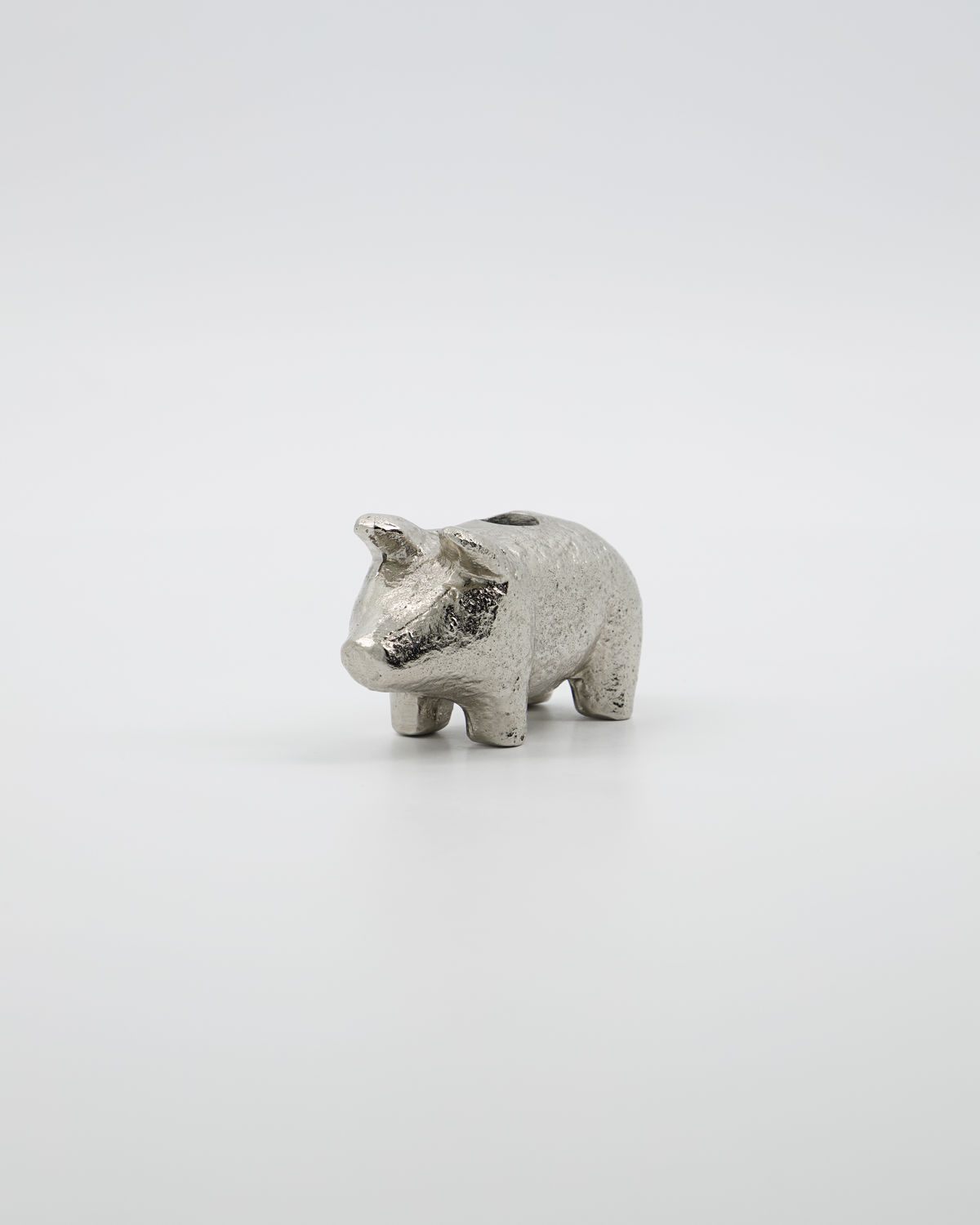 Kerzenständer Schwein, Antik-Silber von house doctor , ca. 8,5 c 3 x 5 cm, pro Stück