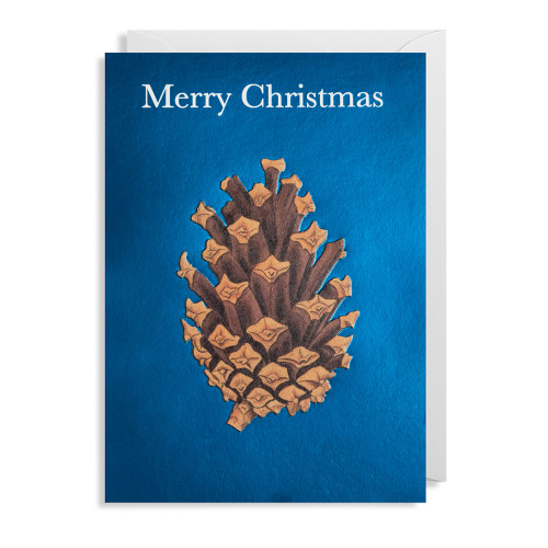 Lagom Doppelkarte  Kew Gardens Merry Christmas Pine "Merry Christmas"
