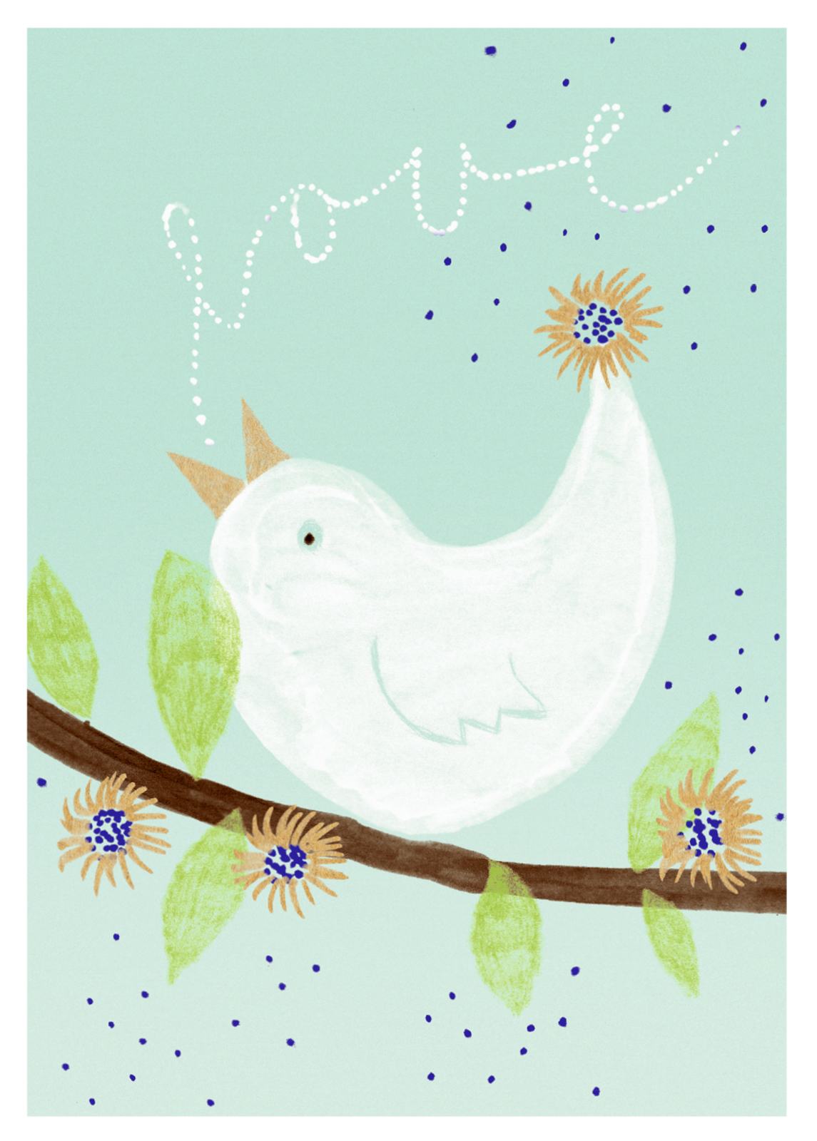 Postkarte Love von schönegrüsse 