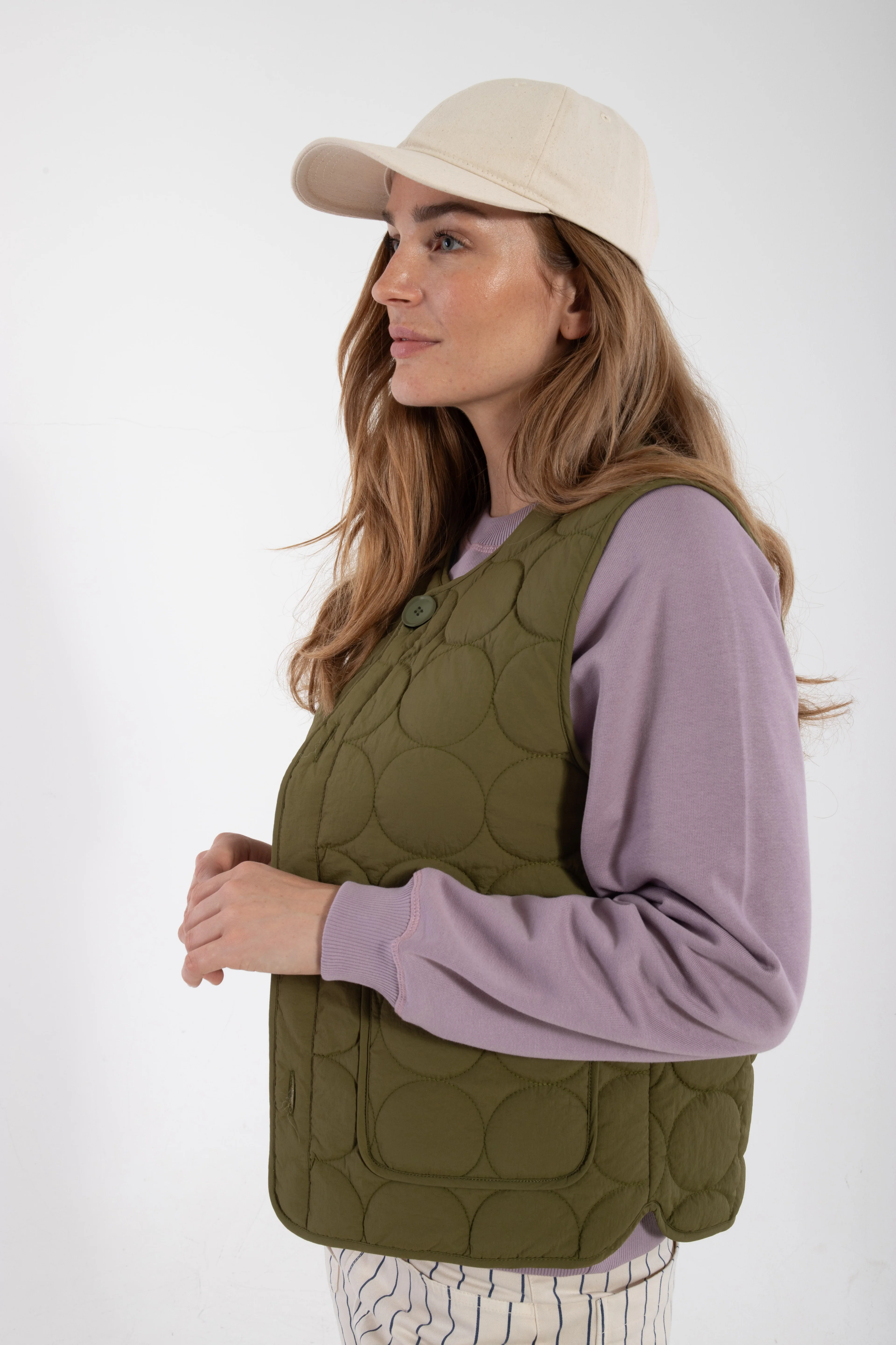 % Danefae Danefield Thermo Vest Olive, Thermoweste