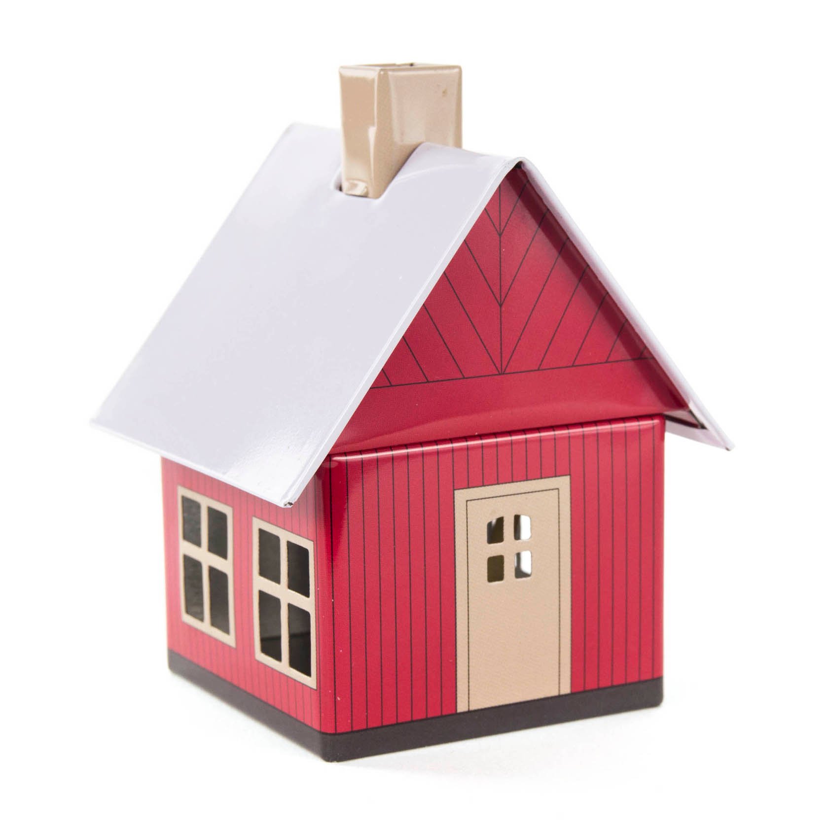 Räucherhaus Metall "Waldhaus" rotbraun aus dem Erzgebirge ♥     