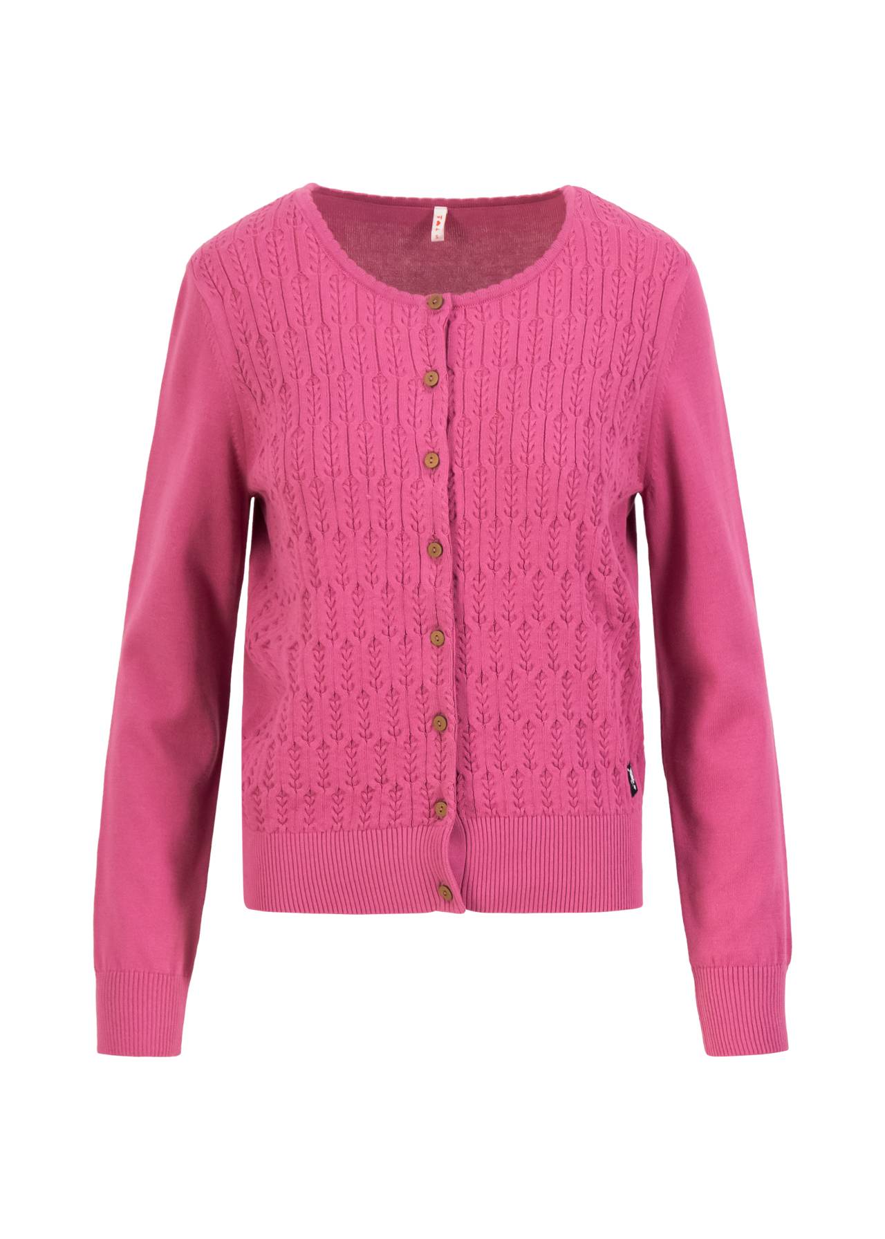 Blutsgeschwister Cardigan Save the Brave, folklore pink knit