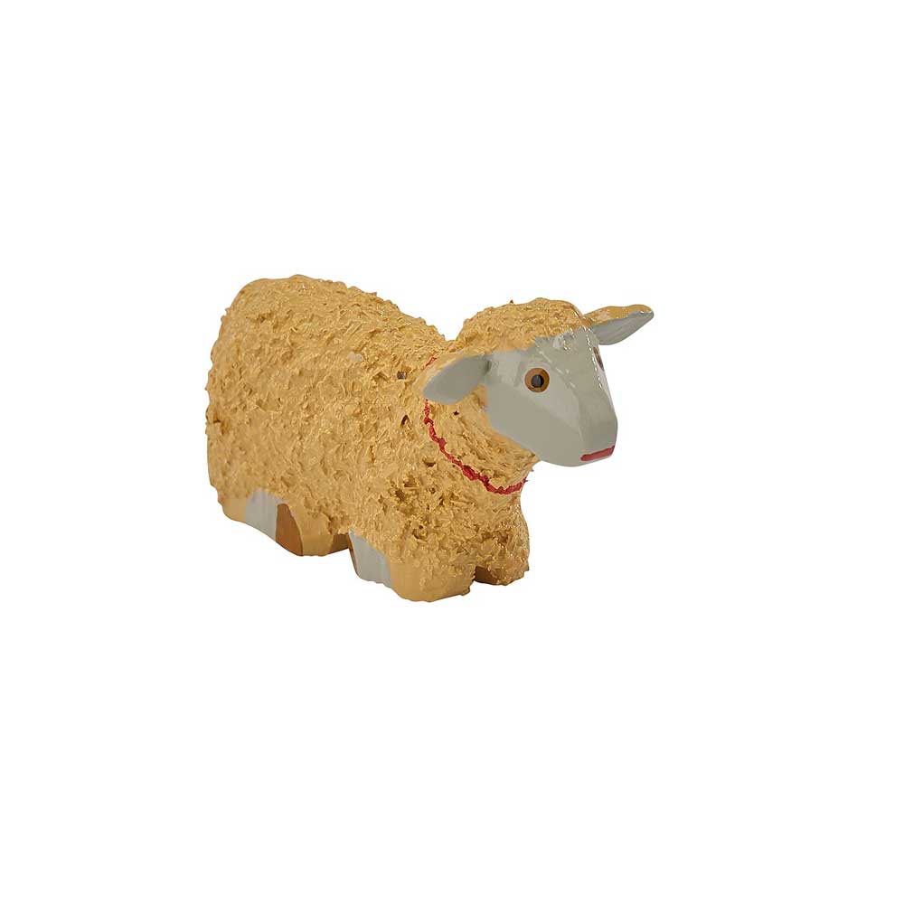 % Wendt & Kühn Krippenfigur SCHAF, LIEGEND , ca. 2 cm