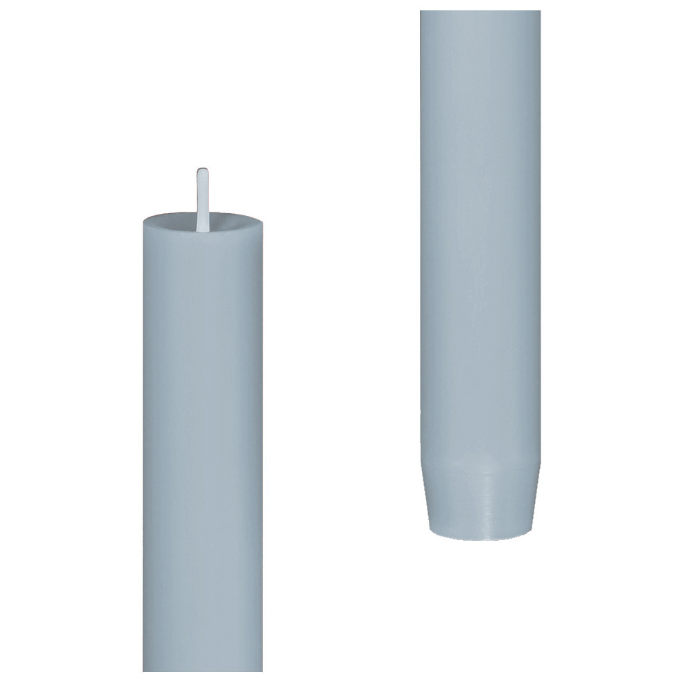 Engels Kerzen  Stabkerze gegossen, Größe D. 2,2 x H 24 cm Gletscher