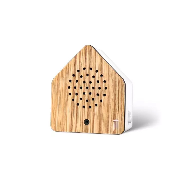 Satellitebox Wind Chimes Oak von Zwitscherbox, Eiche, Klang: Windspiel Klänge 