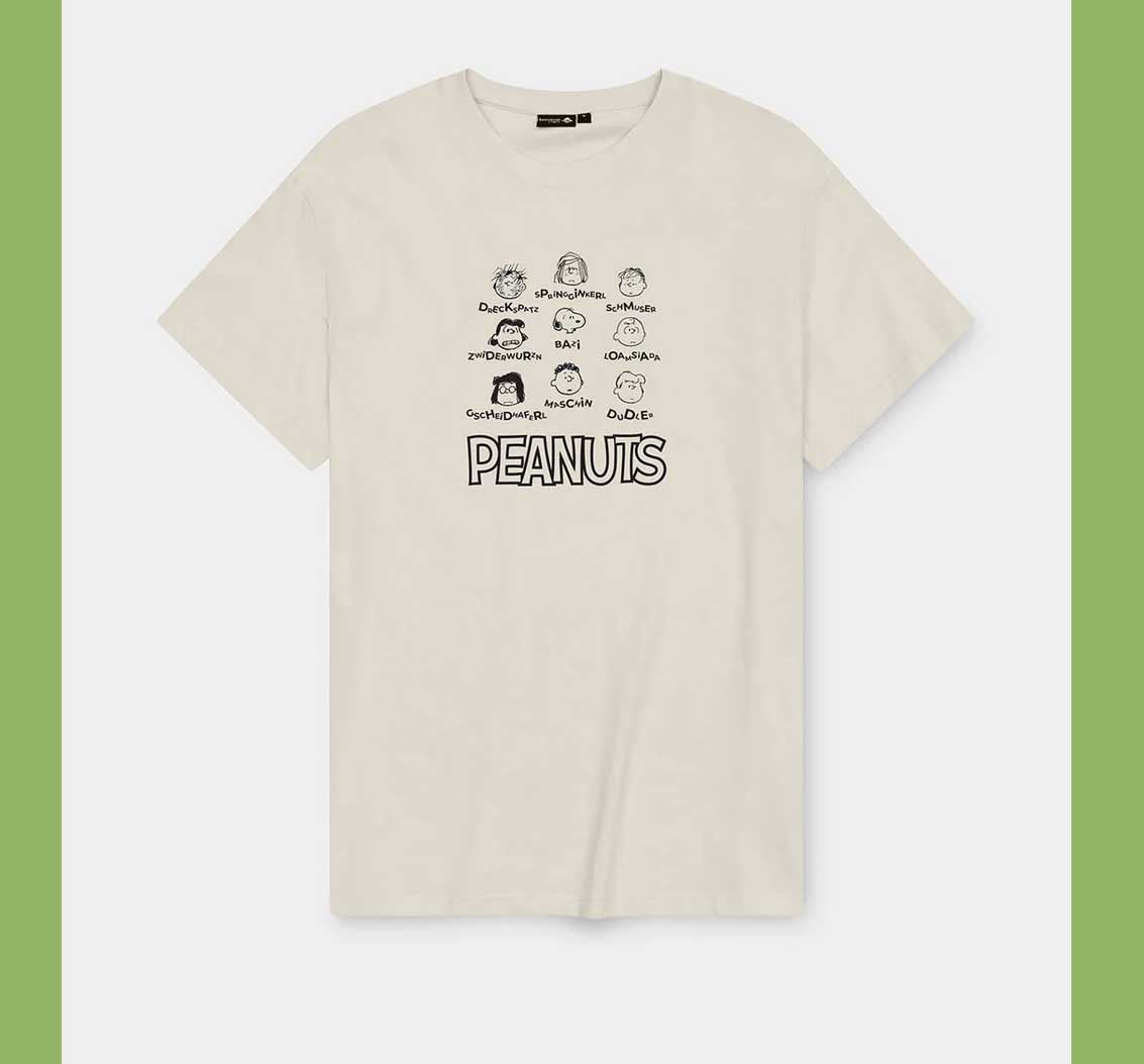 Peanuts T-Shirt "Peanuts: Grantlers" - altweiß 