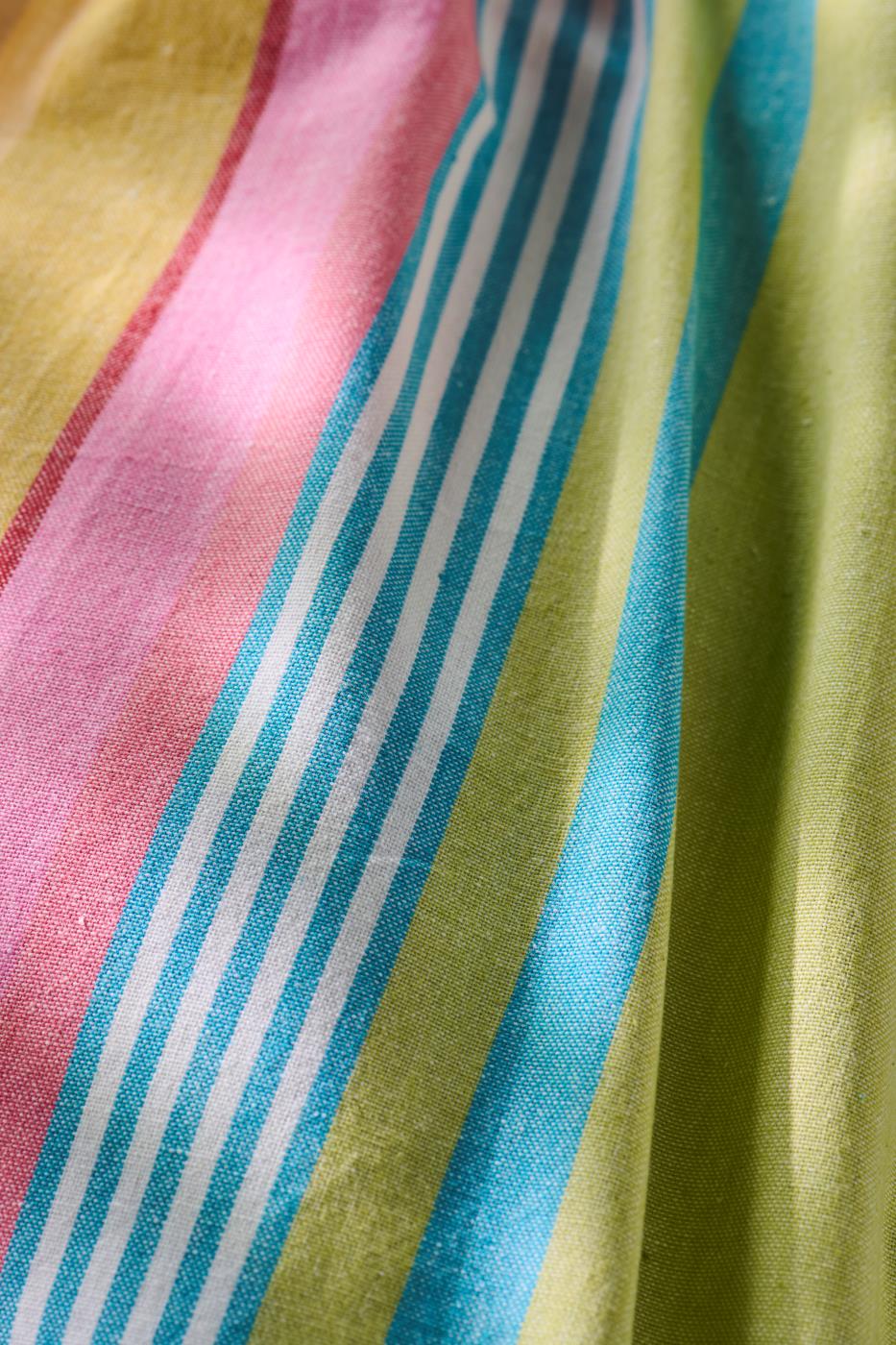 Geschirrtuch mit bunten Streifen, ca. 50 x 70 cm, Baumwolle