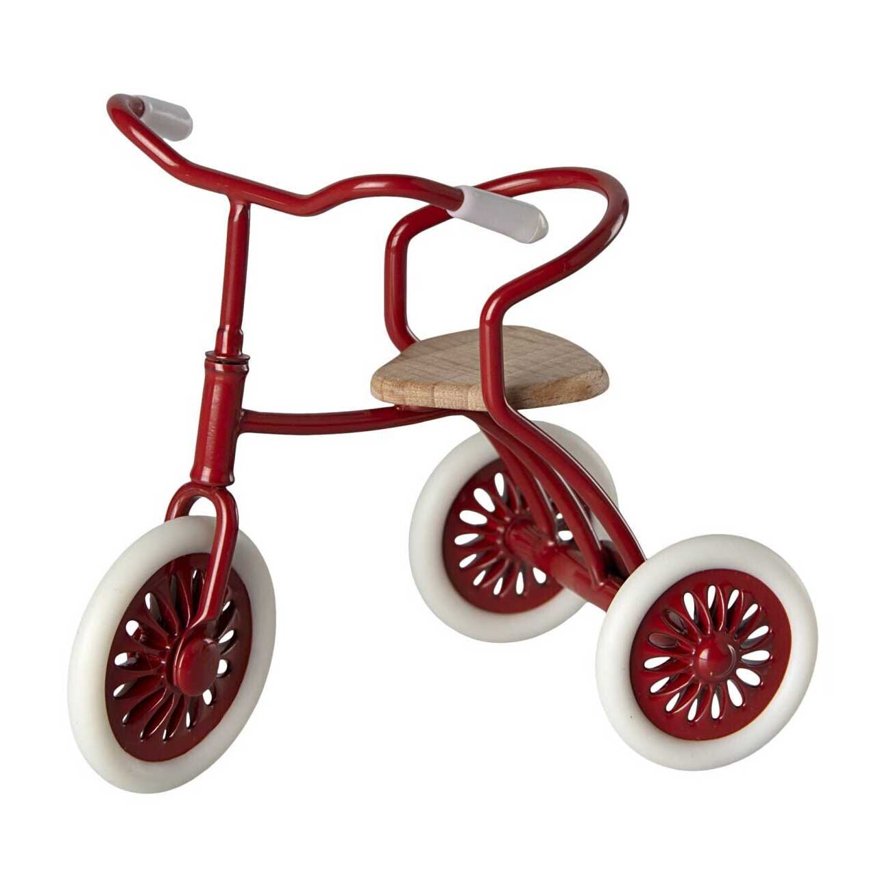 Maileg Dreirad rot, Abri à tricycle, Maus,  Höhe ca. 9 cm    