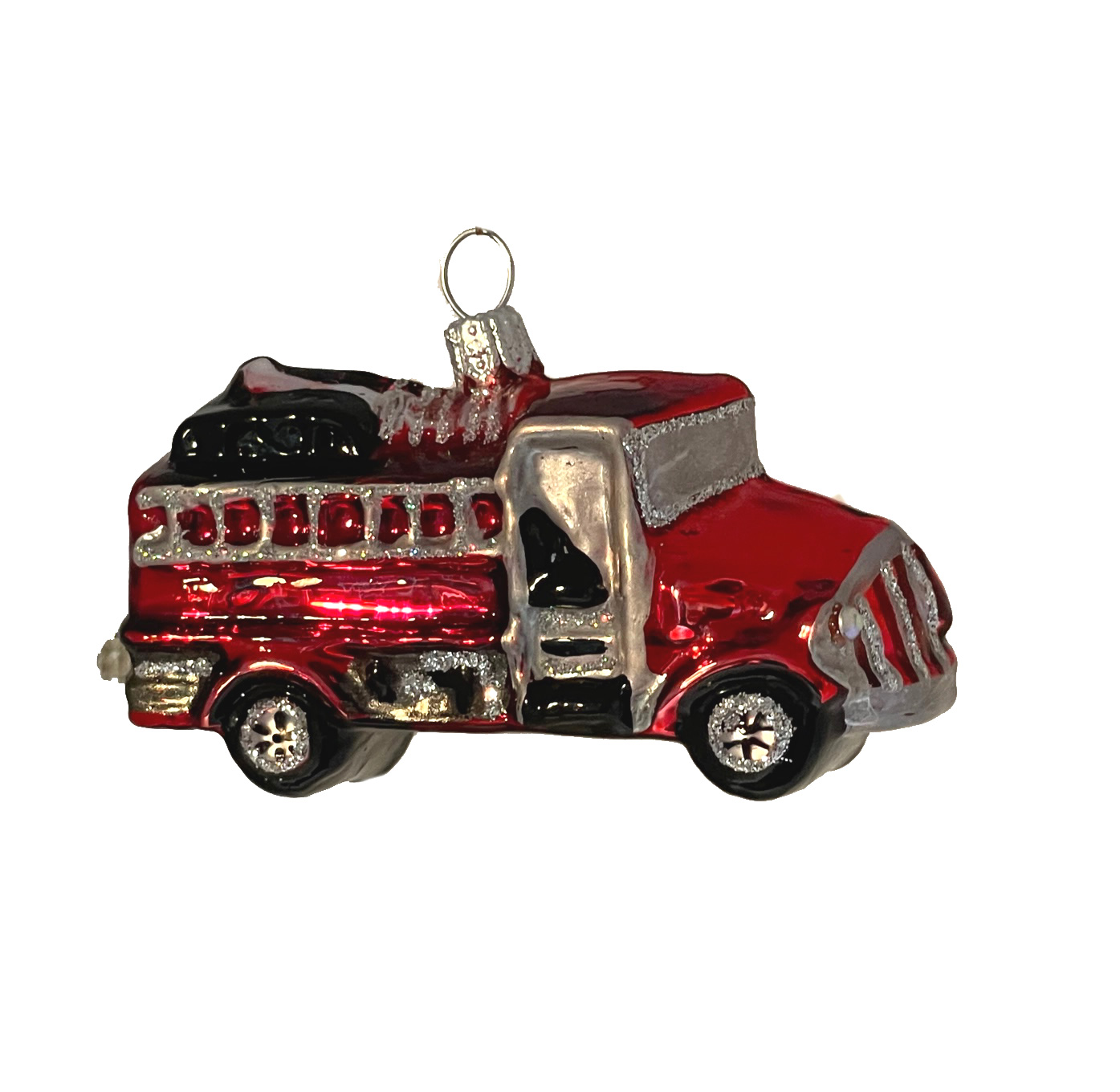 % Christbaumkugel Feuerwehrauto