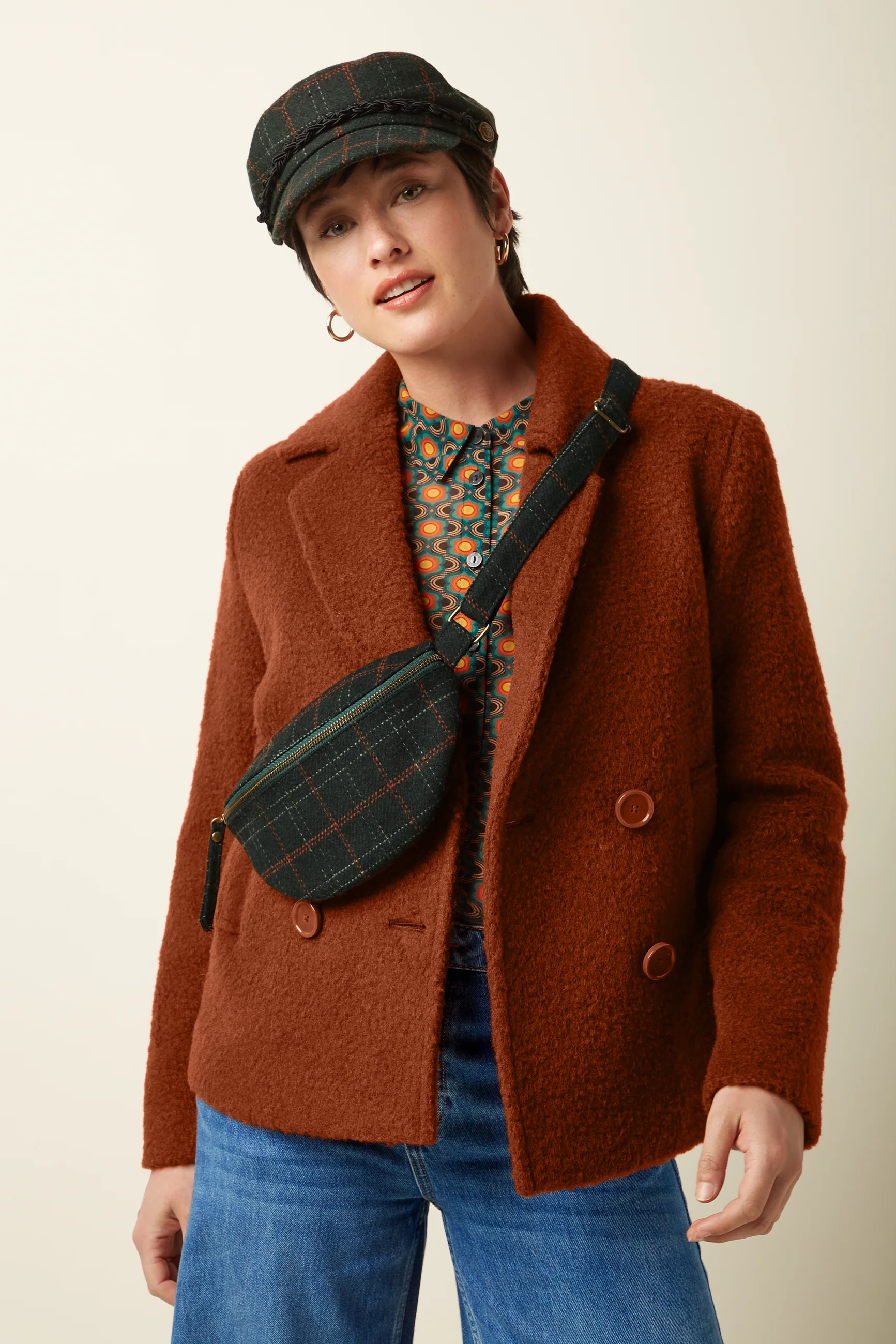 % King Louie Cross Body Tasche Little Pack Tweedy, Sycamore Green