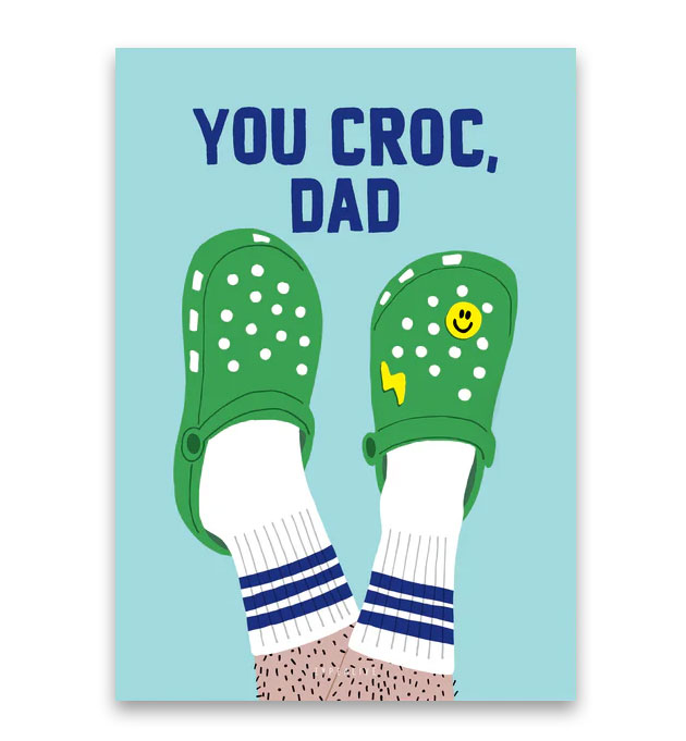 Typealive Postkarte "You Croc Dad"