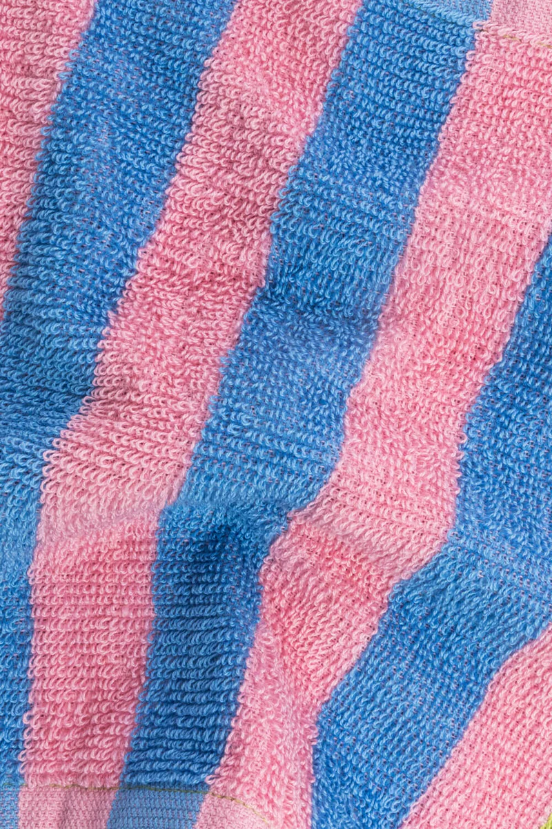 Frottee Abwaschtuch STRIPES Blau/Rosa, ZESTLINE GOTS Organic , ca. 22 x 22 cm  
