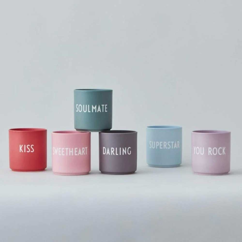 Design Letters Favourite Cup PAUSE, Becher Porzellan, Farbe: Blau Design Letters Favourite Cup PAUSE, Becher Porzellan, Farbe: Blau