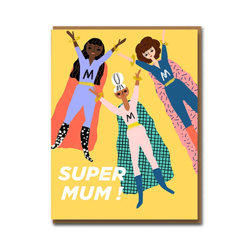 Doppelkarte Carolyn Suzuki Super Mum, Muttertag