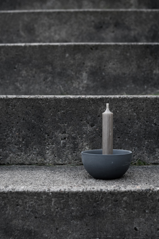 Storefactory LIDATORP Kerzenhalter, Mini dark grey candlestick, D. ca. 10 cm Storefactory LIDATORP Kerzenhalter, Mini dark grey candlestick, D. ca. 10 cm