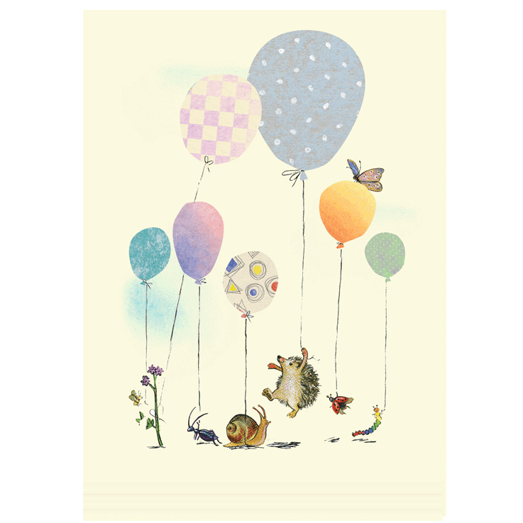 Two Bad Mice Doppelkarte "Balloons"  von Anna Shuttlewood  