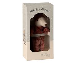 Maileg Wintermaus mit Skiset, Große Schwester - Rose