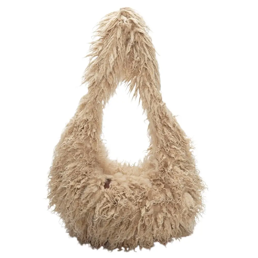 LOT83 Beutel Wuschel Nr. 07, rund , beige