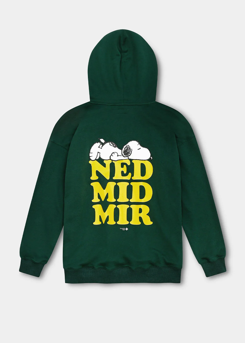 Peanuts Hoodie "Peanuts: Ned mid mir" - dunkelgrün, UNISEX, Oversize