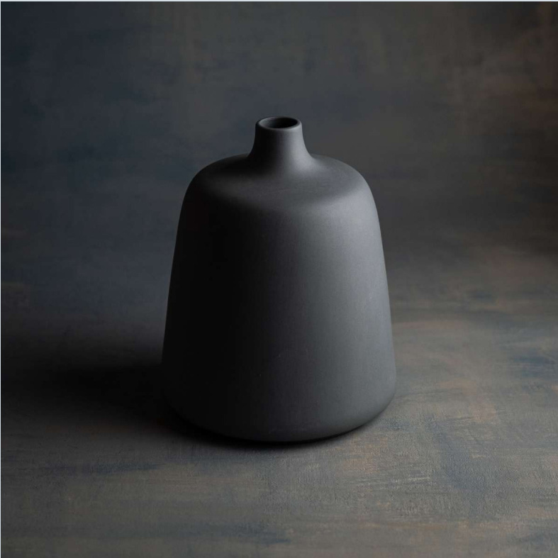KLATT IRMA Vase Blaugrün