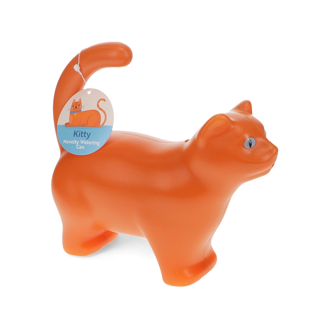 Gießkanne  Katze Orange, Kunststoff 1,5 Liter 