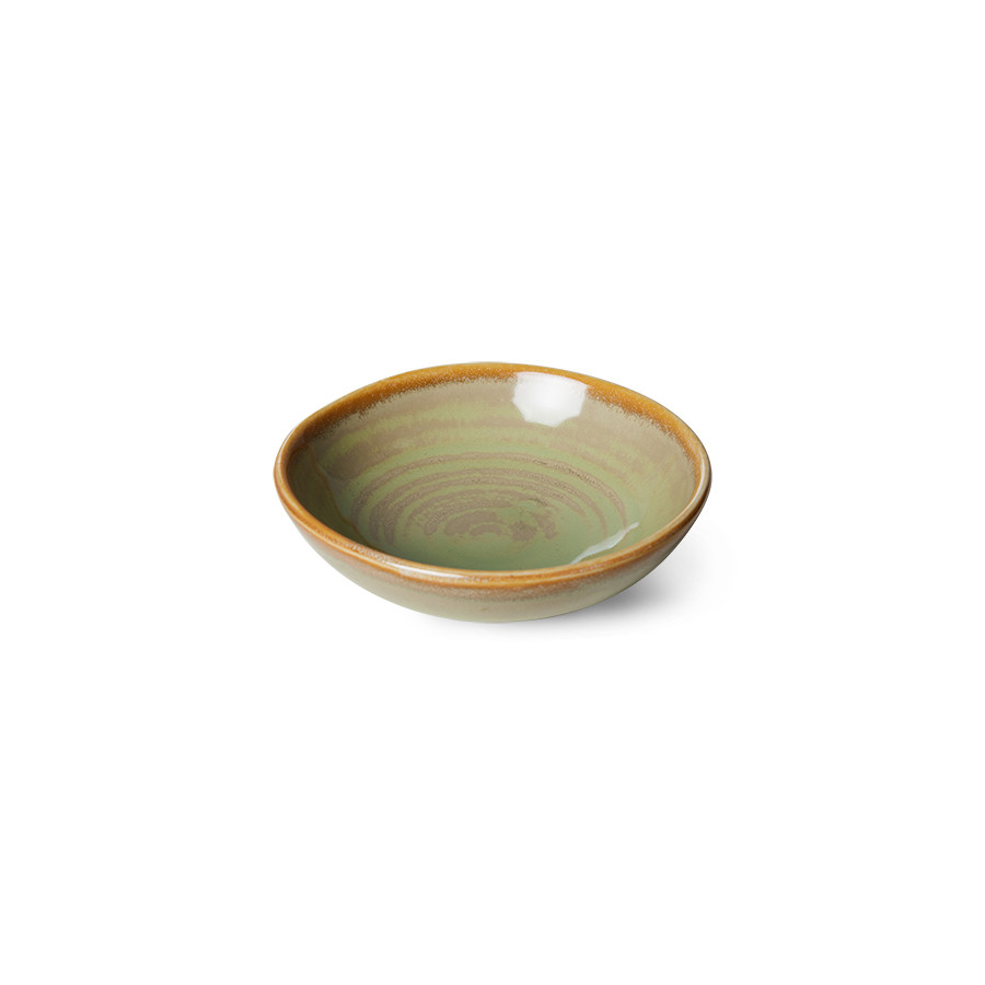 HKliving Chef ceramics: Schale klein/small dish, moss green