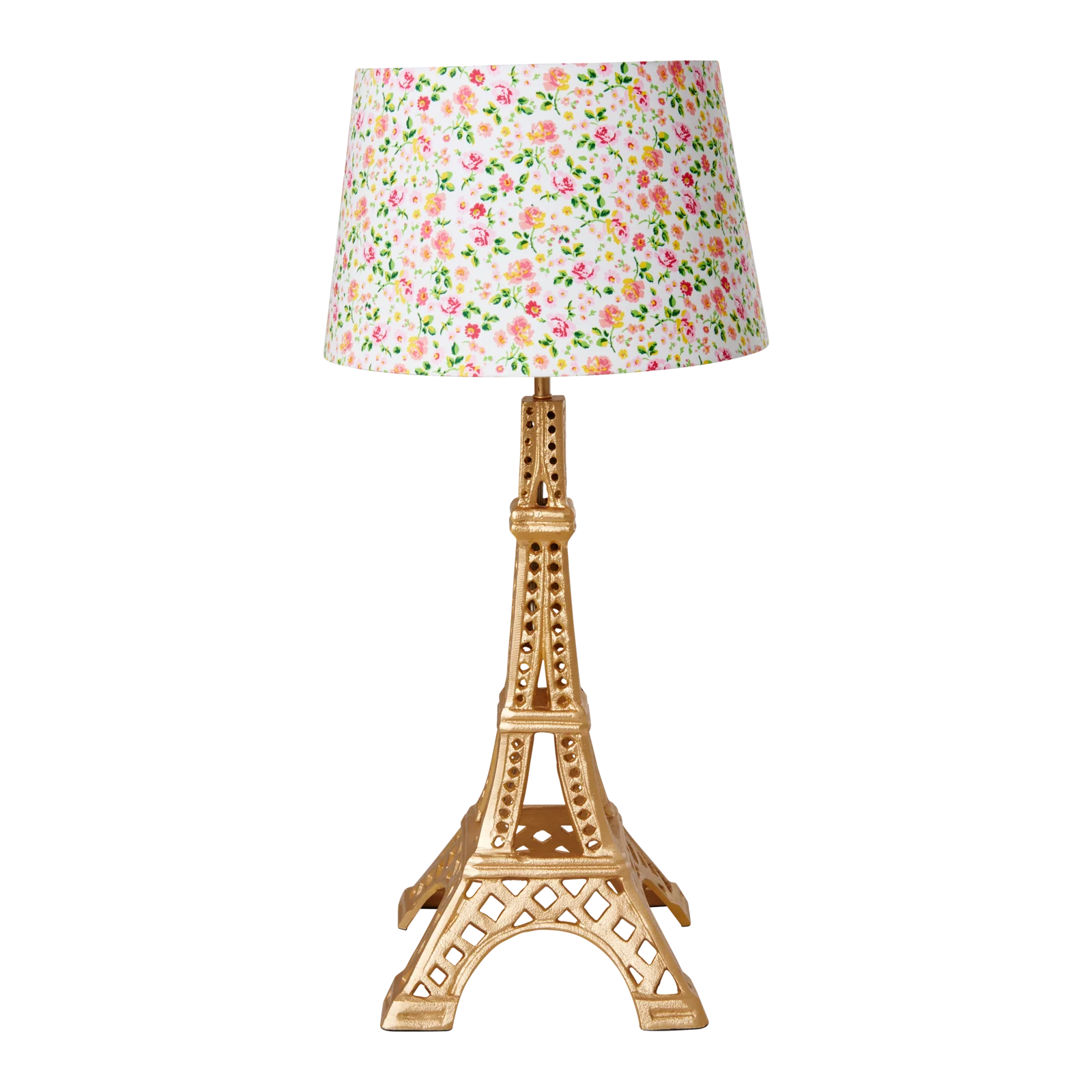 Rice Lampenfuß Eiffelturm, groß, Metall Lampe - Gold von Rice , Höhe ca. 57 cm