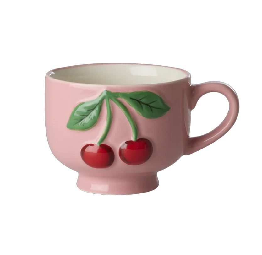 Rice Tasse Kirschen,  Hand-painted , Keramik , 250 ml