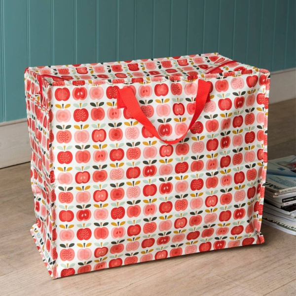 Jumbo-Aufbewahrungstasche - Vintage Apple, ca. 58 x 28 x 48 cm