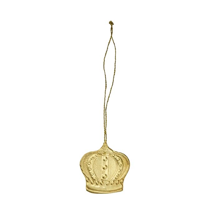 Bungalow XMAS Golden Ornament Krone, ca. 6,5 x 7 cm von Bungalow    