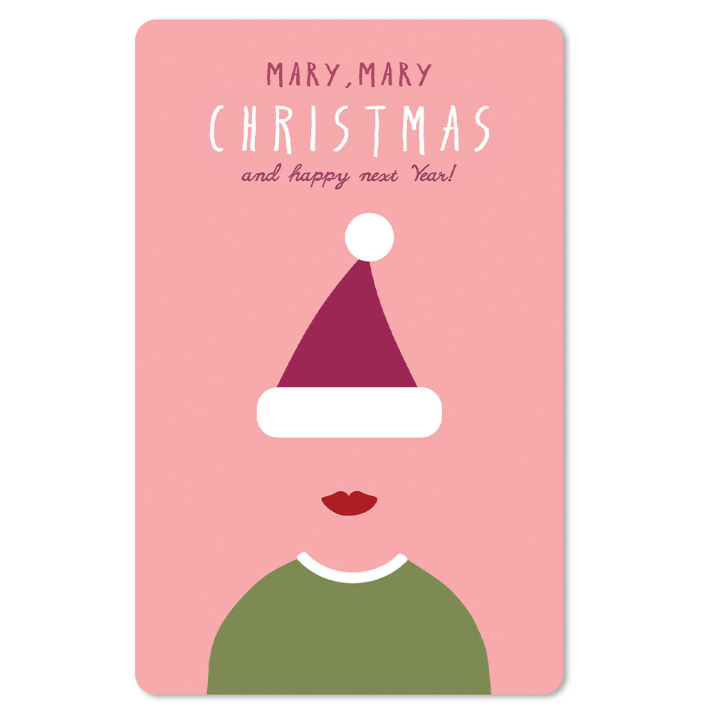 Lunacard Postkarte Weihnachten Mary Mary Christmas