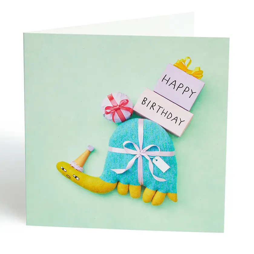 Donna Wilson Karte Schildkröten-Geburtstagskarte