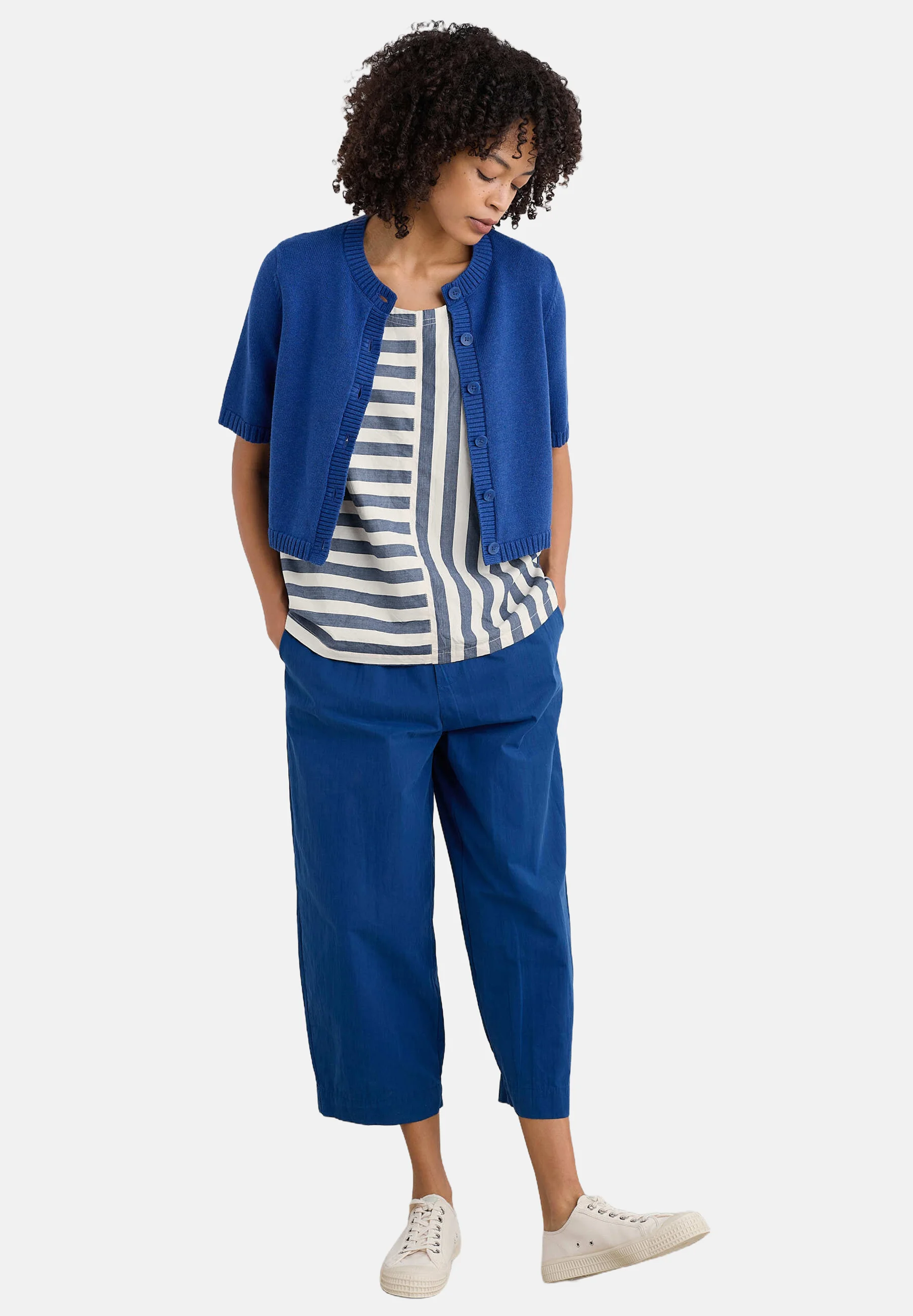 SEASALT CORNWALL Strickjacke Gillan Creek Cardigan-Bright Marine