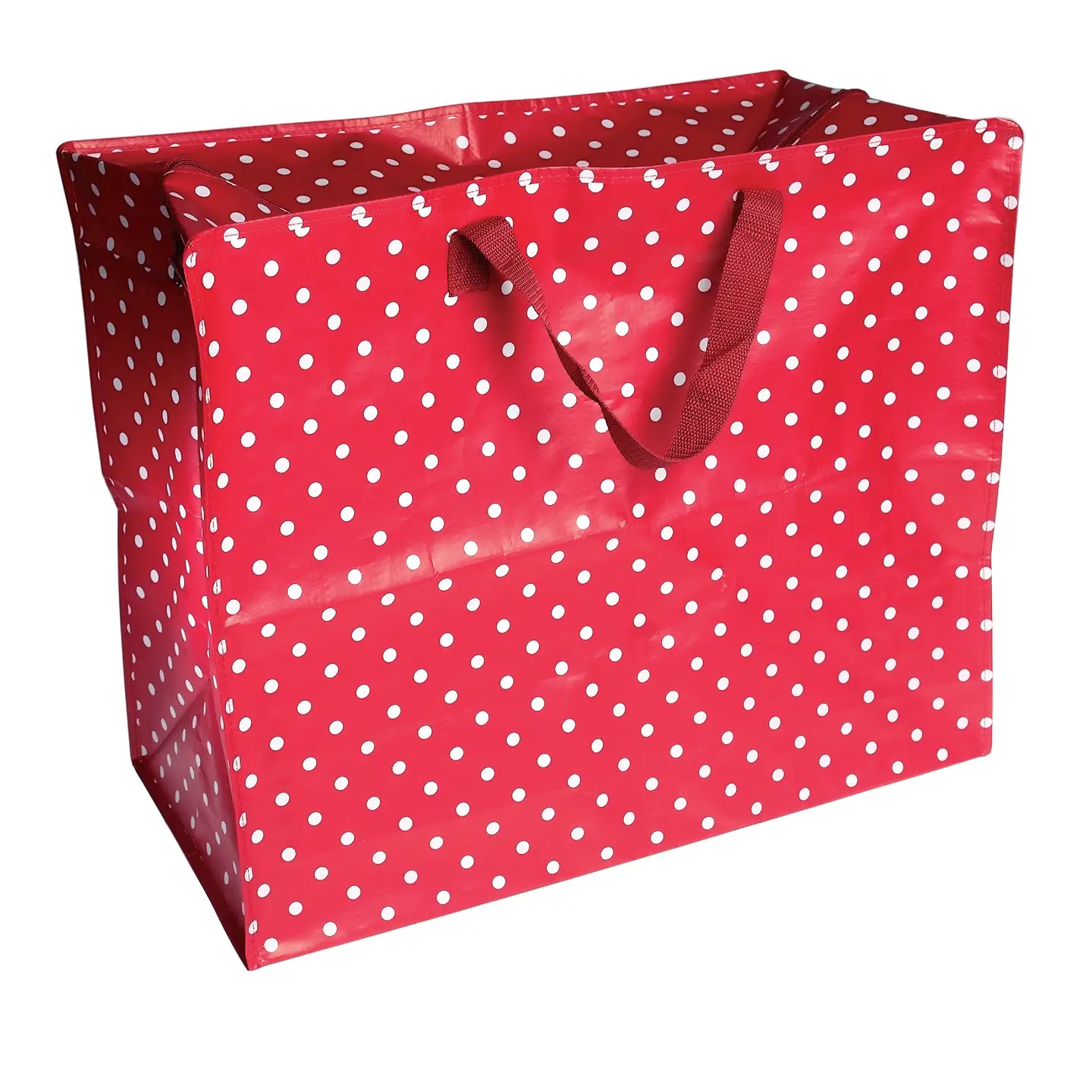 Jumbo-Aufbewahrungstasche - Red Retrospot, ca. 58 x 28 x 48 cm