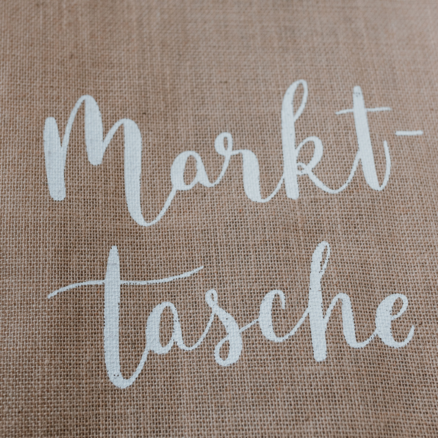 Eulenschnitt  Jute Markttasche , Tasche